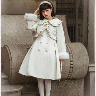 First Snow Sweet Lolita Overcoat by Alice Girl (AGL19)